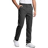 LeapsLion Men's Golf Pants Lightweight Work Dress Pants 30"/32"/34" Stretch Quick Dry Comfy Casual Trousers with Pockets