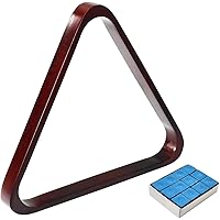 MoyanSuper Solid Wood Pool Ball Rack Billiard Ball Triangle Rack, Pool Table Ball Holder Positioning Rack,2-1/4" Pool Ball Ra