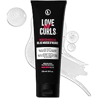 Love Ur Curls Irish Sea Moss Hair Gel, Medium Hold Hair Styling Curling Gel for Defined Curly Hair, Waves & Coils, Vegan, Cru