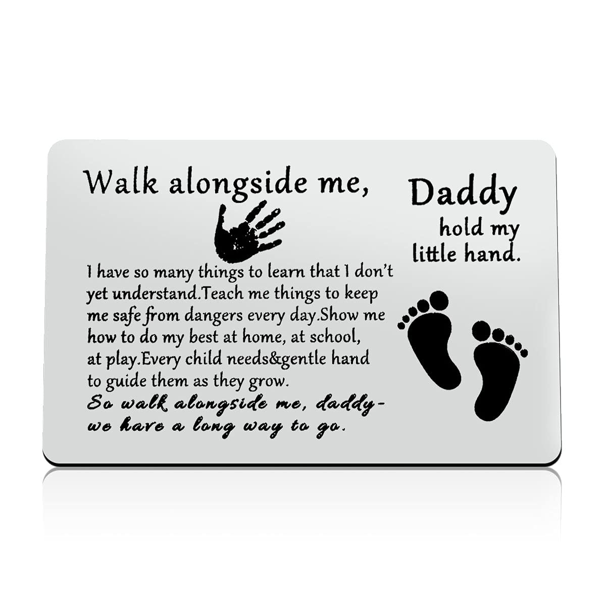 New Dad Gifts Dad to Be Gifts Wallet Insert Card for Daddy First Time Dads Gift Christmas Birthday Fathers Day Baby Announcement Gift for Daddy