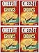 Sunshine Bakeries, Cheez-It Grooves, 9oz Box (Pack of 4) (Choose Flavor) (Sharp White Cheddar)