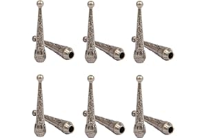 Doitby Bolo Tie Tips 5mm End Caps DIY Supplies and Parts for Bolo Tie Necklace