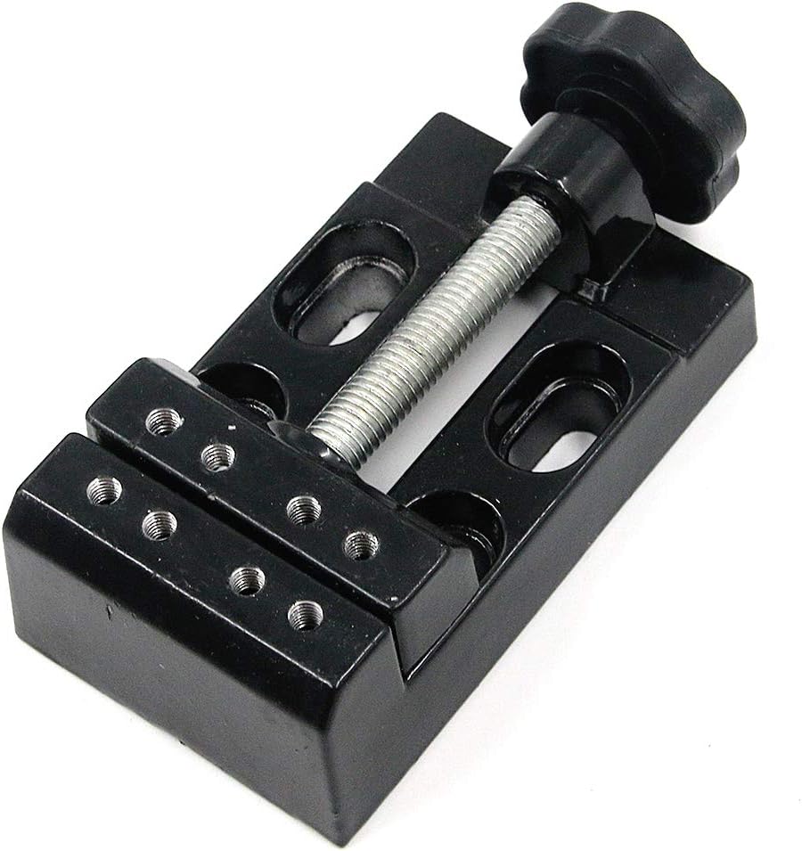 Tulead Craft Carving Tool Table Vise Clamp Mini Vise Clamp Aluminum Alloy Bench Press Machine Vise 2.16" Expansion Length