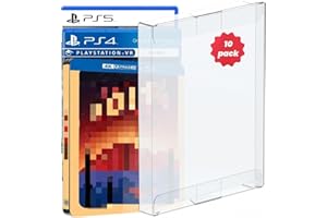 HOUSYLOVE 10 Pack Steelbook Protector Case. Suitable for: 4K UHD/Blu-Ray/Arrow Video w/Criterion Blu Ray Case/ PS3 PS4 PS5 Games & Steelbooks