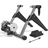 Sportneer Bike Trainer - Portable Fluid Stationary Bike Stand for Indoor Riding, Bike Trainer Stand with 26-28" & 700C Wheels