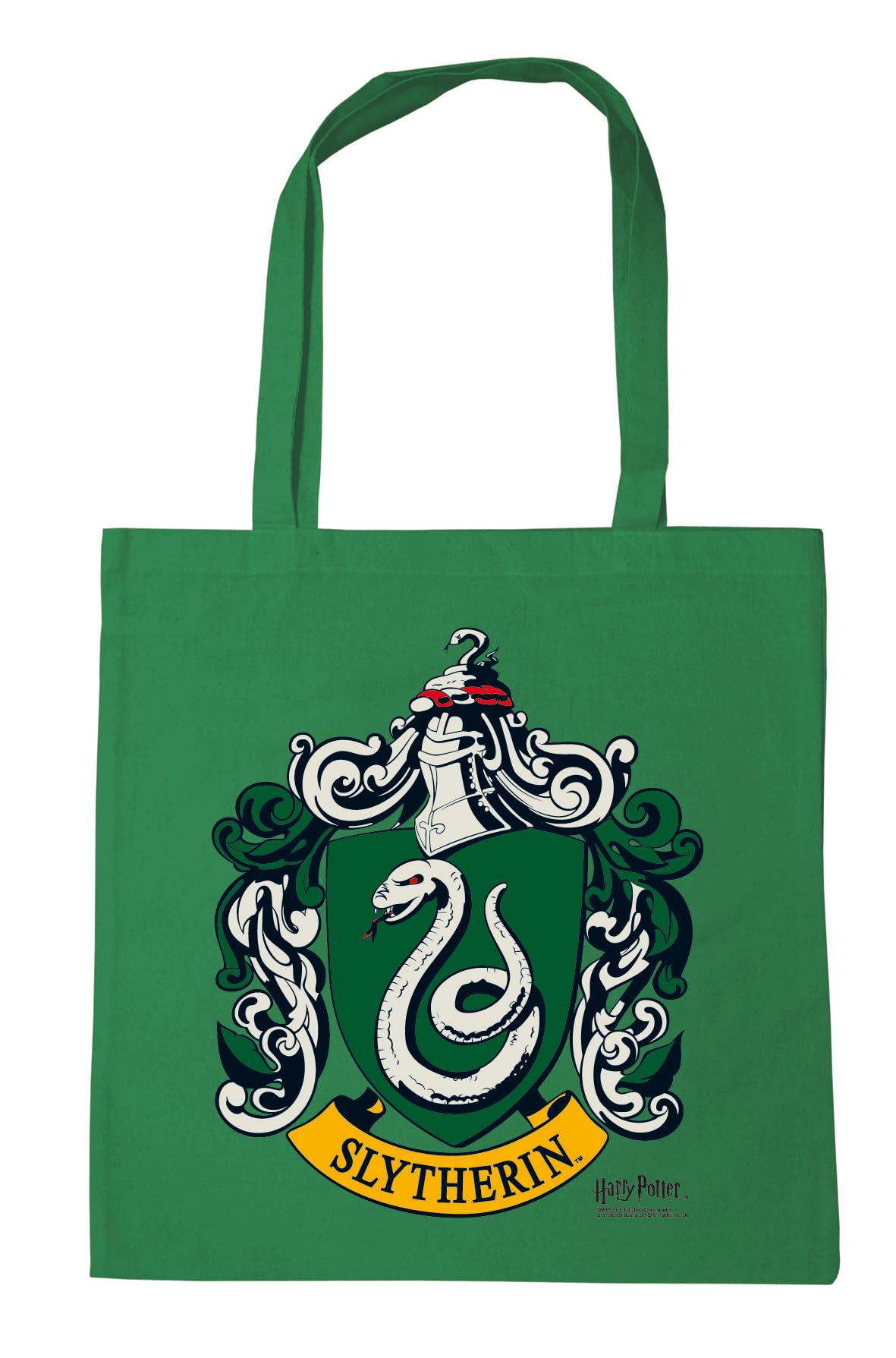 Logoshirt - Harry Potter - Slytherin - Logo - Shopping Bag Eco - Resuable Shopper Bag - Original Licensed Design