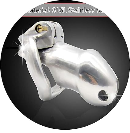 ON SALE Ring Men Stainless Steel Male Chastity Device Cage Virginity Lock Male Lock Ring Chastity Belt Public Game A256 T shi