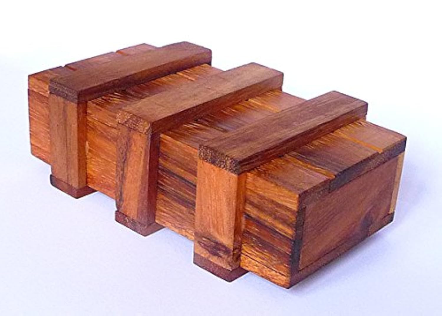 Logica Puzzles Art. Double Pandora Box - Wooden Brain Teaser - Secret Box - Difficulty 3/6 Hard - Magic Money Box - Leonardo da Vinci Collection