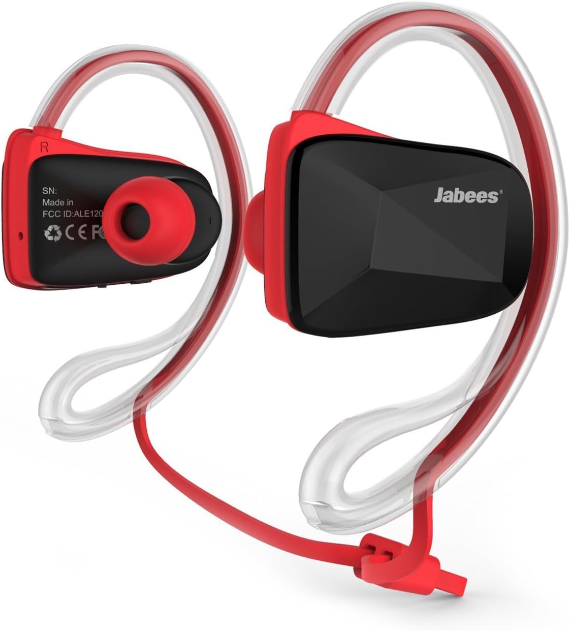Latte LAT-Bsport-RED BSport Bluetooth CSR V4.1 Sports Stereo Headphones, Red