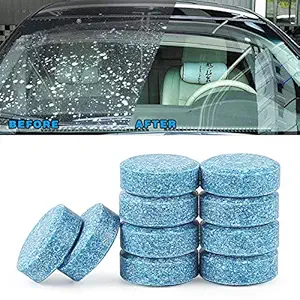 HSR Car Accessories in 10PCS/1Set Car Wiper Detergent Effervescent Tablets Washer Auto