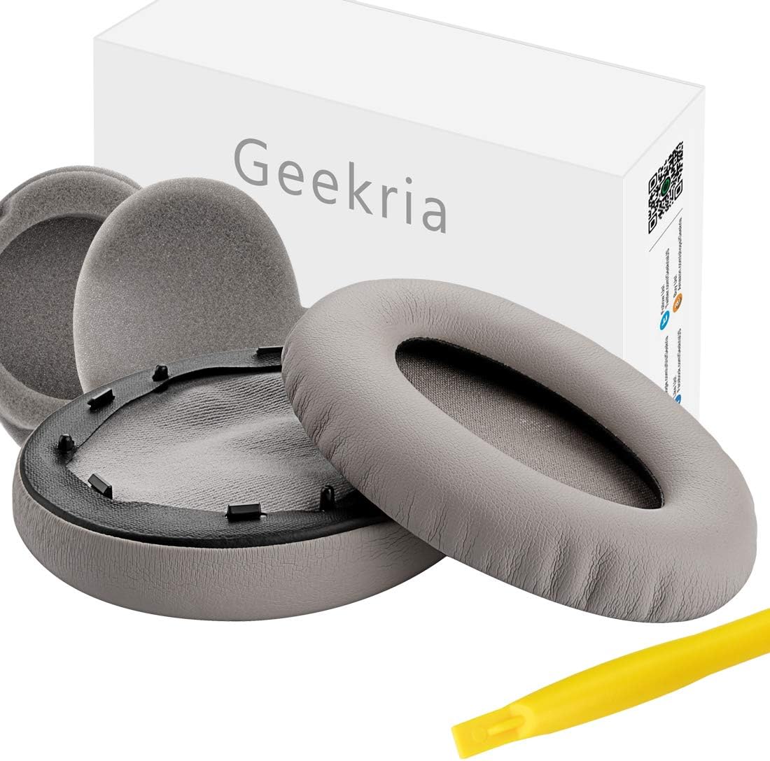 Geekria Replacement Ear Pads for Sony WH-1000XM3 Headphones, Ear Cushions (Gold)