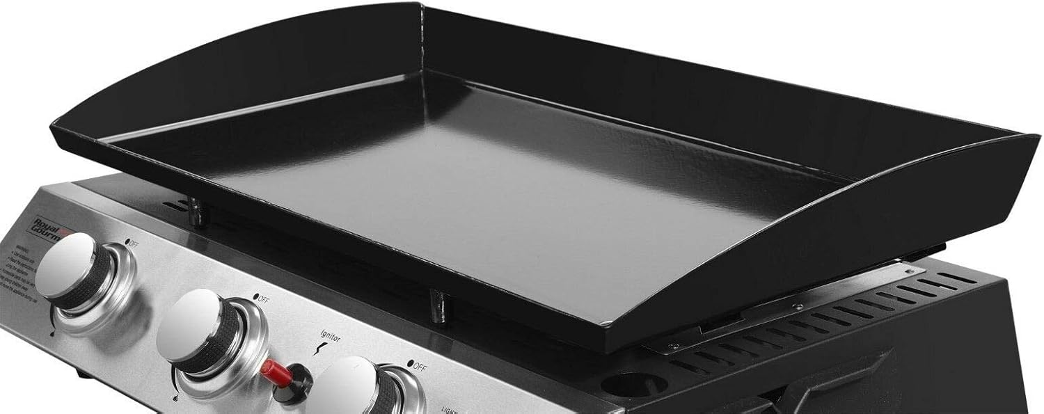 review ANA Store Convenient Propane Triple Cooker Kiln 320℃ / 600℉ Piezo Stainless Steel Black Porcelain Enamel Portable 3 Burner Propane Gas Grill Griddle Camp with Cover PD1300