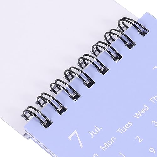 TOYANDONA Mini Desk Calendar 2023 - Standing Flip Calendar For Daily Planning & Organization (Black)