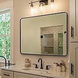 ANDY STAR Black Bathroom Mirror for Wall, 30 x 40