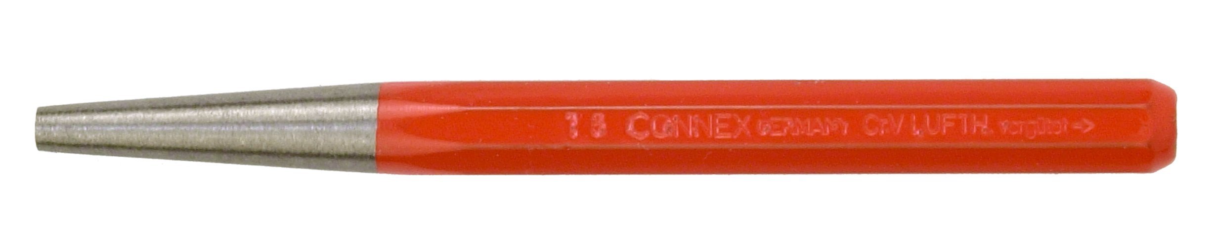 Connex COXT660003 Drift Punch of Chrome-Vanadium Steel, Silver/Red, 120 x 10 x 3 mm