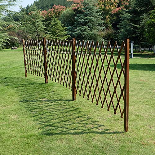 QBZS-YJ Holzzaun Zaun Zaun Partition Obstgarten im Freien Zaun aus Holz Holz Stapel Gemüsegarten Zaun Zaun Geländer… – Bild 7