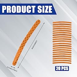 20PCS Reflective Car Wheel Decorative Stripe