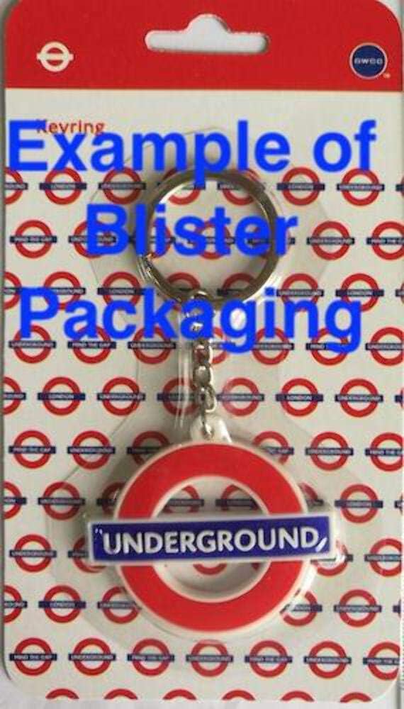 GWC London Underground Roundel Underground Rubber Keyring, As Pic, S - Image 5