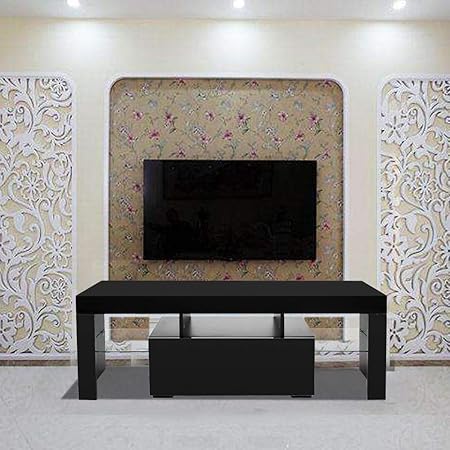 HomVent - Mueble de Entretenimiento para TV, Moderno Mueble de TV con