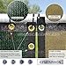 Windscreen4less Privacy Fence Screen 8' x 50' Heavy Duty Windscreen Fencing Mesh Fabric Shade Net Cover for Outdoor Wall Garden Yard Pool Deck, Green