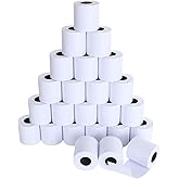 2 1/4" x 98 ft Adding Machine/Calculator Rolls Adding Machine Tape Paper Receipt Paper for Cash Registers, Printing Calculato