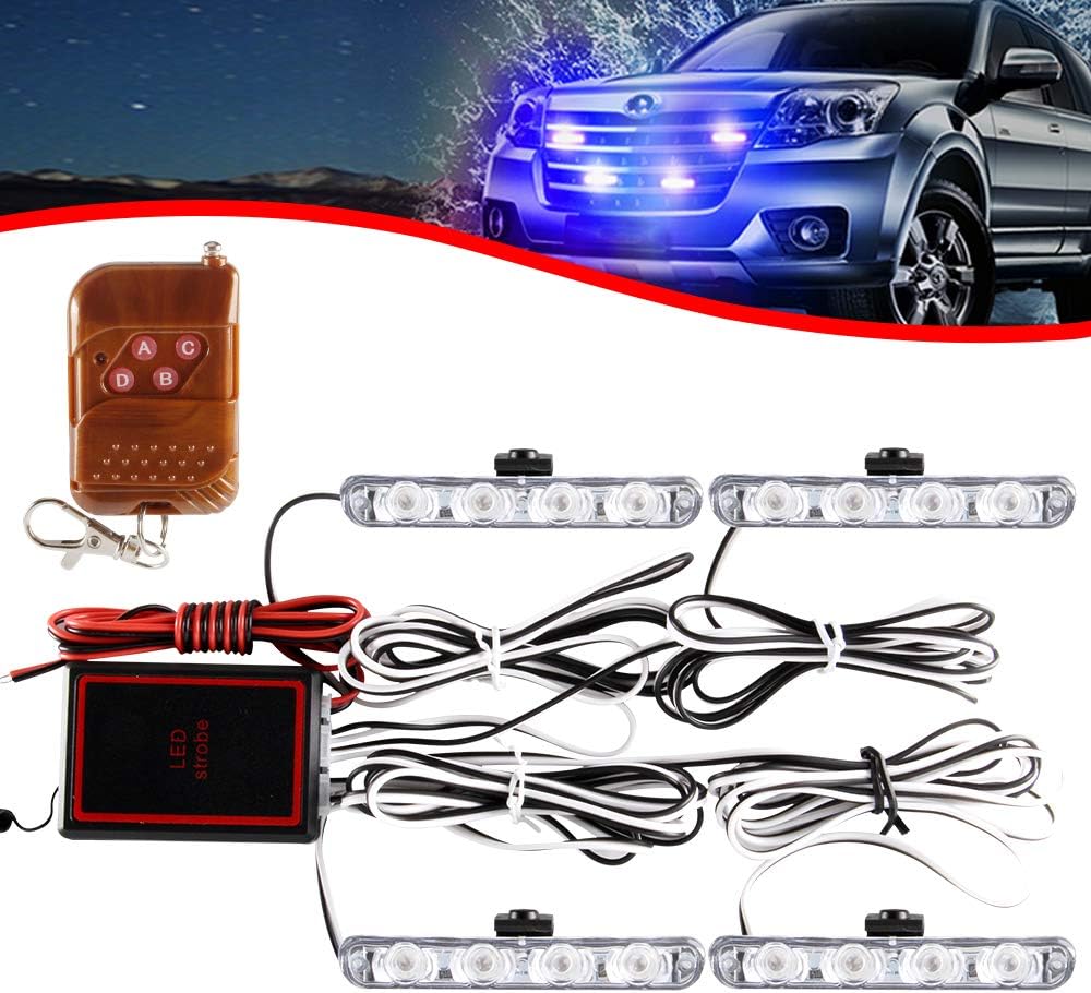 4 in 1 Wireless Remote Emergency Warning Light