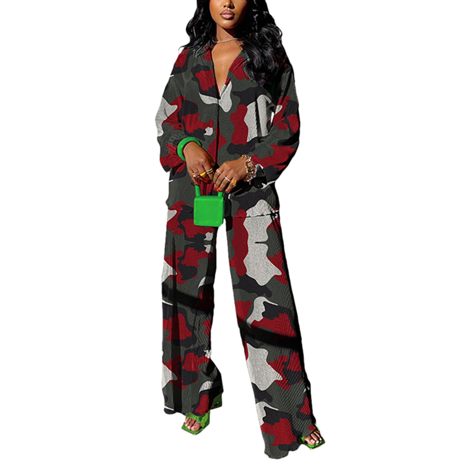 kaimimei Casual 2 Piece Outfit for Women - Linen