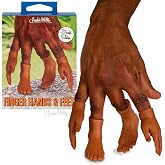 Accoutrements Finger Hands &amp; Feet Dark Skin Tone Finger Puppet Set!