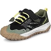 UOVO Girls Boys Hiking Shoes Boys Girls Waterproof Sneakers Kids Running Tennis Outdoor Shoes Non-Slip Lightweight