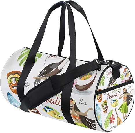hawaiian print luggage sets