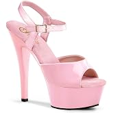 Pleaser Women's Kiss-209 Ankle-Strap Sandal