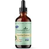 SweetLeaf Stevia Drops Liquid Sweetener, Vanilla Creme - 4 Fl Oz, Pack of 1 | Sweet Drops, Organic Stevia Leaf Extract, Zero Calorie, No Erythritol, Sugar Substitute, With Dropper