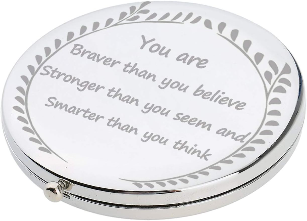 Portable Folding Mirror Various Shapes Metal Compact Collapsible Mirrors Mini Cosmetic Pocket Mirror