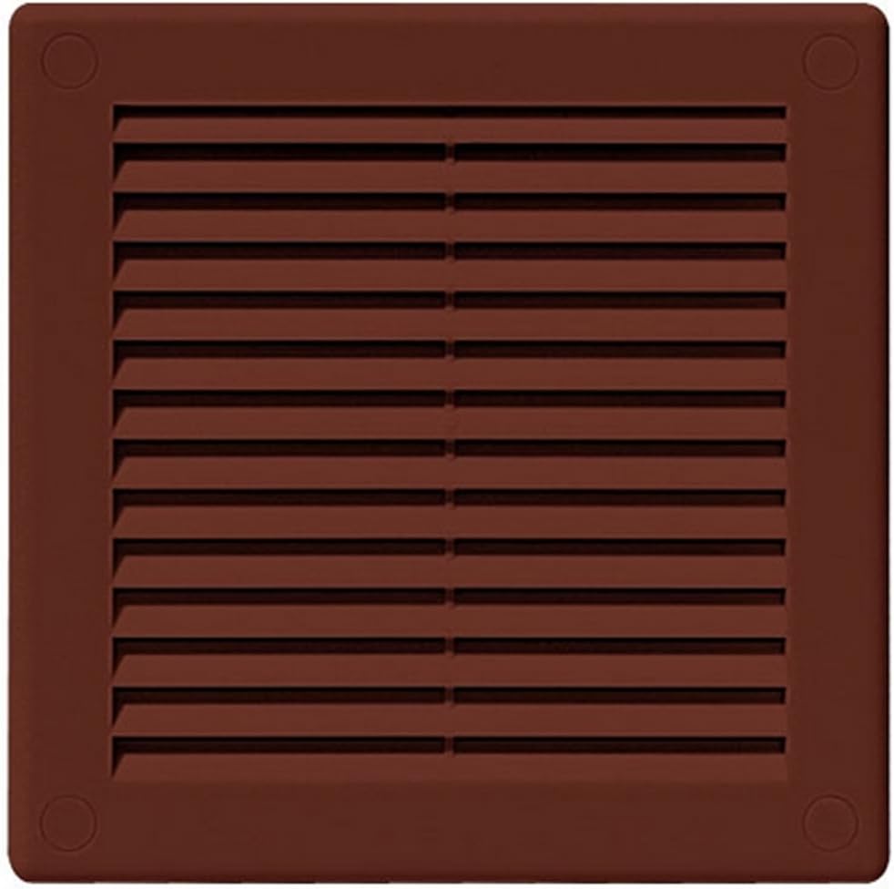 Air Vent Grille Cover 200 x 300mm (8 x 12inch) Brown Ventilation Cover ABS Plastic