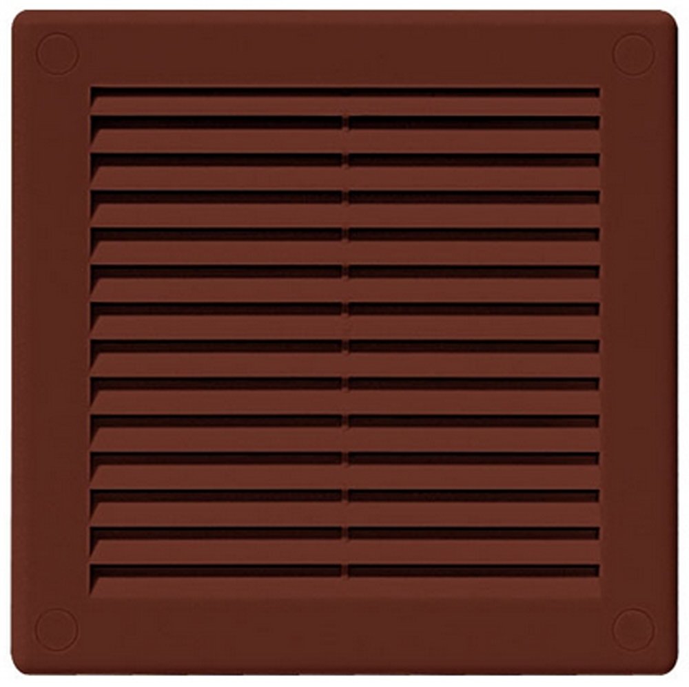 Air Vent Grille Cover 200 x 300mm (8 x 12inch) Brown Ventilation Cover ABS Plastic