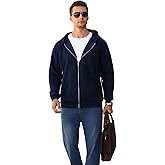 Hoodies for Men Full zip Mens Hoodies Casual Drawstring Long Sleeve Sweatshirts Sports Hooded Jacket