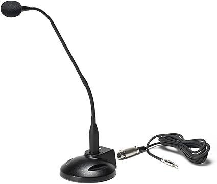 Amazon Co Jp Sound Tech Gn 3 18インチ プロフェッショナル 単方向 ノイズキャンセリング グースネックマイク 10フィートのコードと3 5mmステレオプラグ付き パソコン 周辺機器