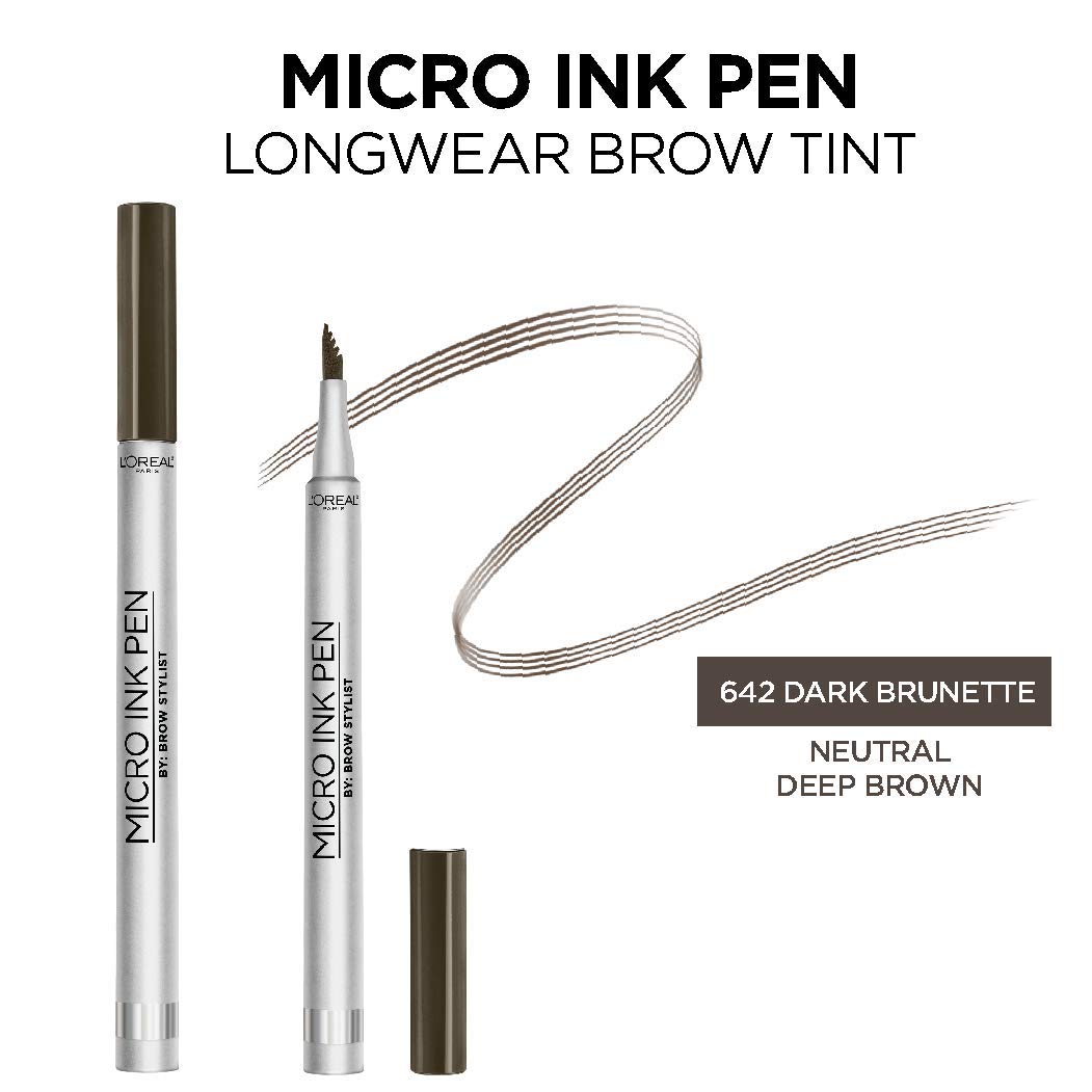 L'Oreal Paris Micro Ink Pen by Brow Stylist, Longwear Brow Tint, Hair