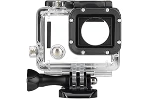 FitStill Waterproof Housing Case for Go Pro Hero 4/3/3+,60M/190FT Underwater Protective Dive Housing Shell with Bracket Mount Accessories for Go Pro Hero4, Hero3+, Hero3 Action Camera