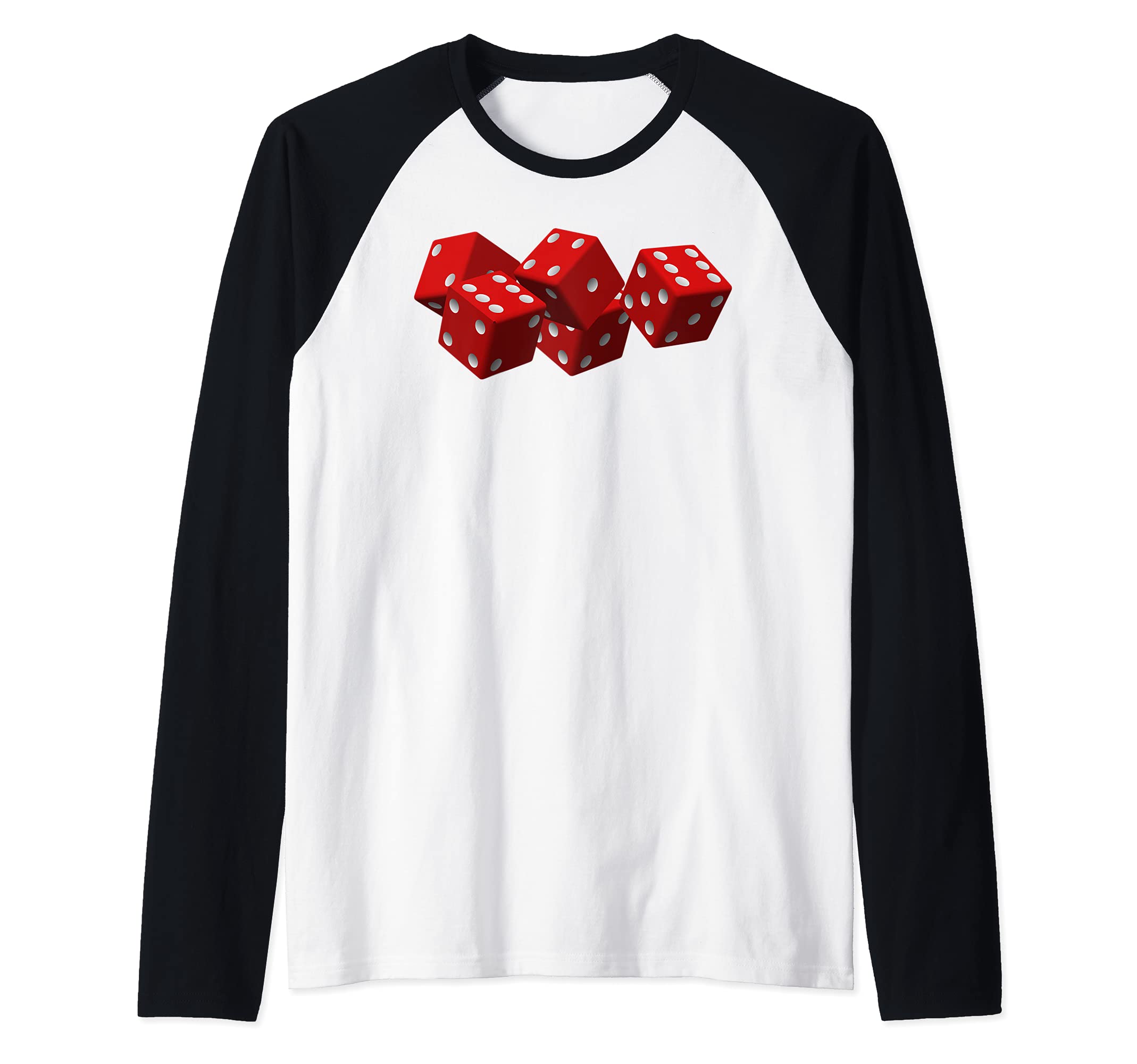 Cool Dice Tabletop Board Role-Playing Games Men Women Kids Raglan Baseball Tee