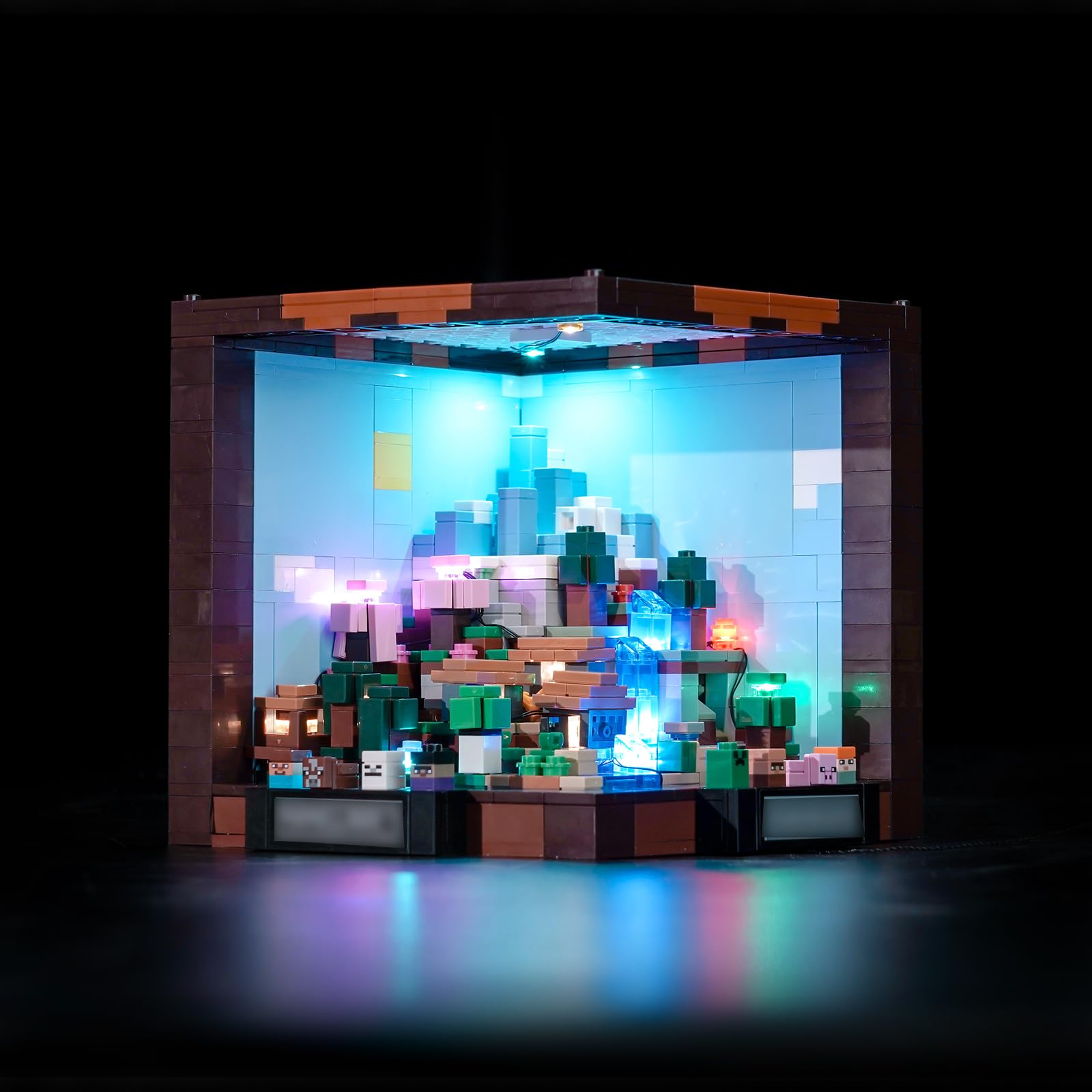 Photo 1 of LocoLee LED Light Kit Compatible with Lego The Crafting Table 21265 (No Models Only Light) Creative Lighting Set Accessories Compatible with Lego The Crafting Table Set
