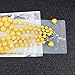 KOSMOS-LI Large and Big 3 Layer Acrylic Yellow Bead Statement Multi Strand Big Necklace
