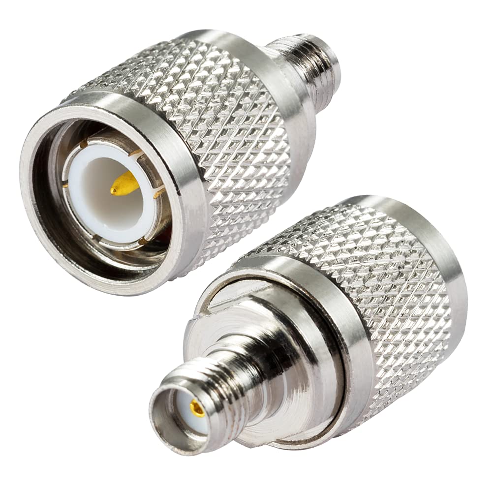 Vecys 4G Antenna Adapter SMA adapter TNC Male to SMA Female for 2G 3G 4G LTE Antenna Router CB Antenna Radio WiFi WiMax Phone Wireless Instrumentation