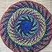 Inspirit Arts Tam Berets Hat Hand Made Crochet Knit Slouchy Dreadlock