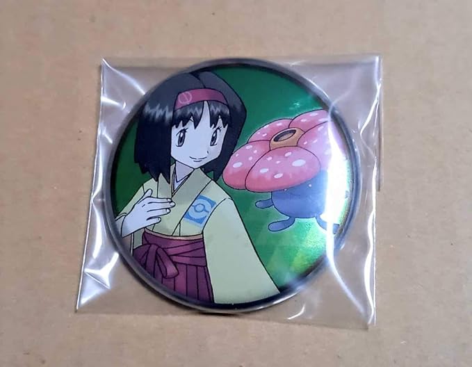 Amazon ポケモン ポケモンセンター ポケセン トレーナーズ Trainers 缶バッジコレクション 缶バッチ カントー地方編 赤緑 エリカ ラフレシア おもちゃ ホビー