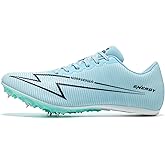 HORRSEYLLO Men's Track and Field Shoes Women's Lightweight Metal Spikes for Athletics Sprint and Jump