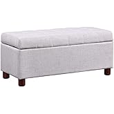Wyxy Footstool Linen Fabric Storage Stool Shoe Changing Stool Storage Stool can be Easily Installed