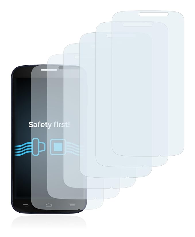 Savvies Schutzfolie für Alcatel One Touch Pop C7 7041D [6er Pack] - klarer Displayschutz