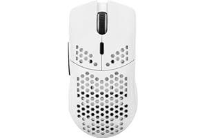 Fockety Portable Wireless Computer Mouse for General Use,Lightweight Honeycomb Design Mini Mouse with 6 RGB Modes for Office 
