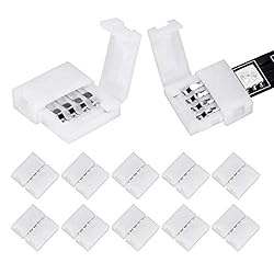 WENHSIN 10Packs 4-Pin RGB LED Light Strip